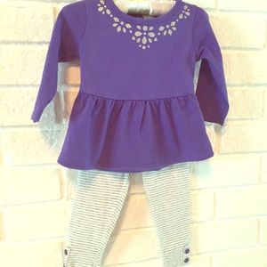 Carter's Baby Girl Sparkle Top Set